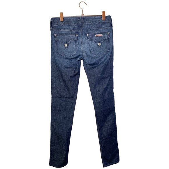 Hudson Collin Flap Skinny Jeans in Crete Dark Wash W422TIL Tencel Size 26 - Picture 5 of 10